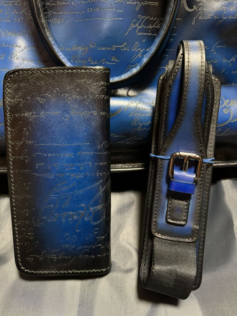 美品 木村工房 本革 ビジネスバッグ ショルダーバッグ カリグラフィー