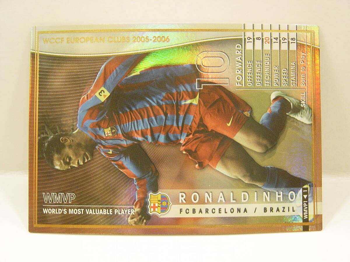 □ WCCF 2005-2006 WMVP ロナウジーニョ Ronaldinho Gaucho FC 