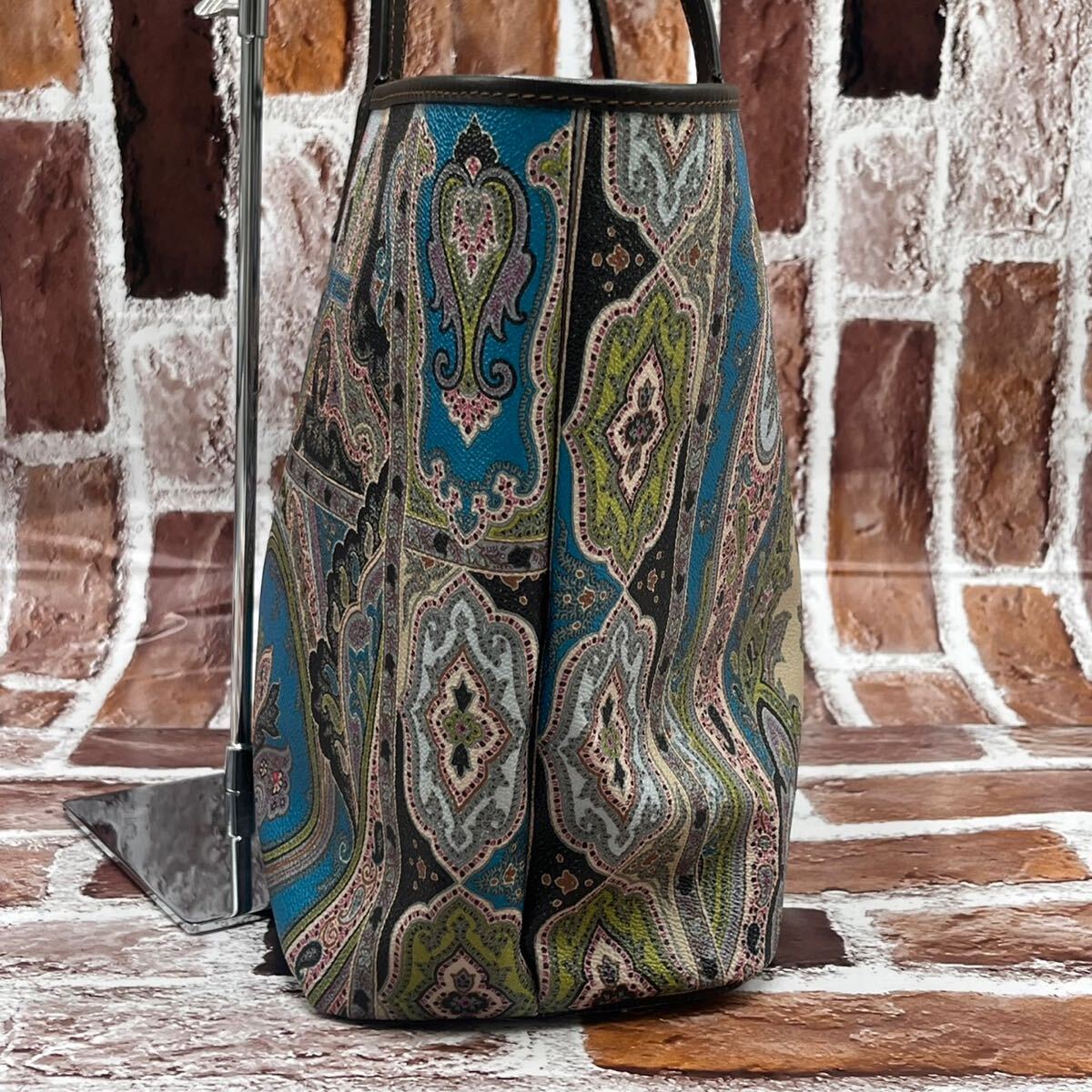 極美品』ETRO エトロ トートバッグ ワンショルダー A4収納可能