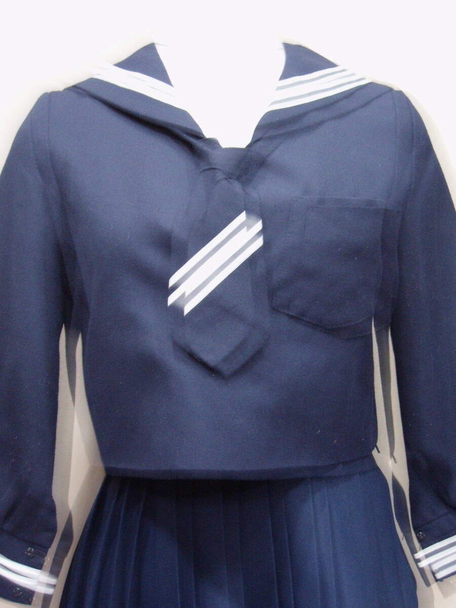 13839☆吊りスカート/冬セーラー/ネクタイ☆4点セット 富士ヨット scotch 島根雲南三刀屋小_3