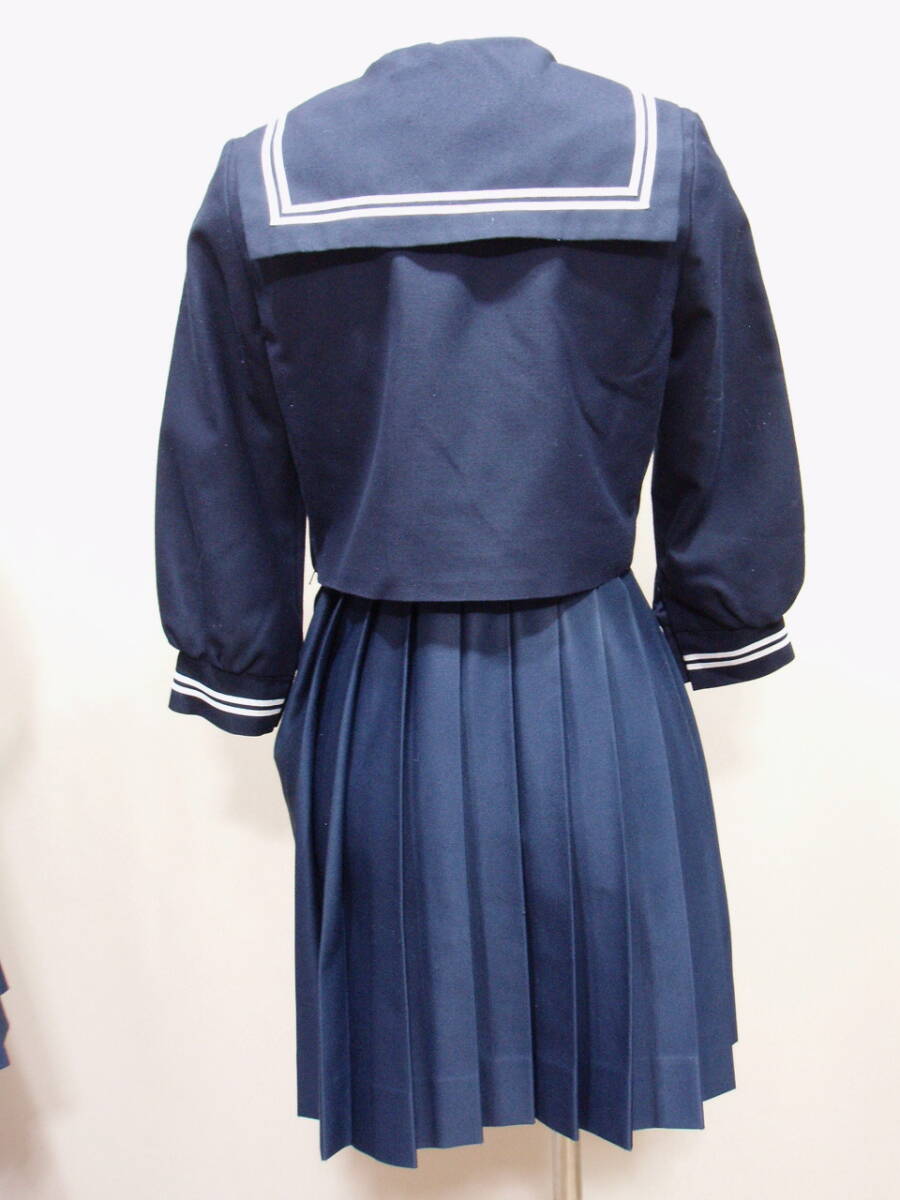 13839☆吊りスカート/冬セーラー/ネクタイ☆4点セット 富士ヨット scotch 島根雲南三刀屋小_5