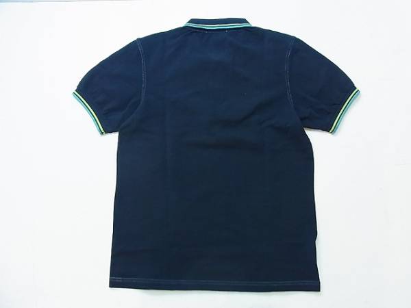 美品 フレッドペリー ポロシャツ 新品 FRED PERRY フレッドペリー M9239 ポロシャツ 紺 M/日本L