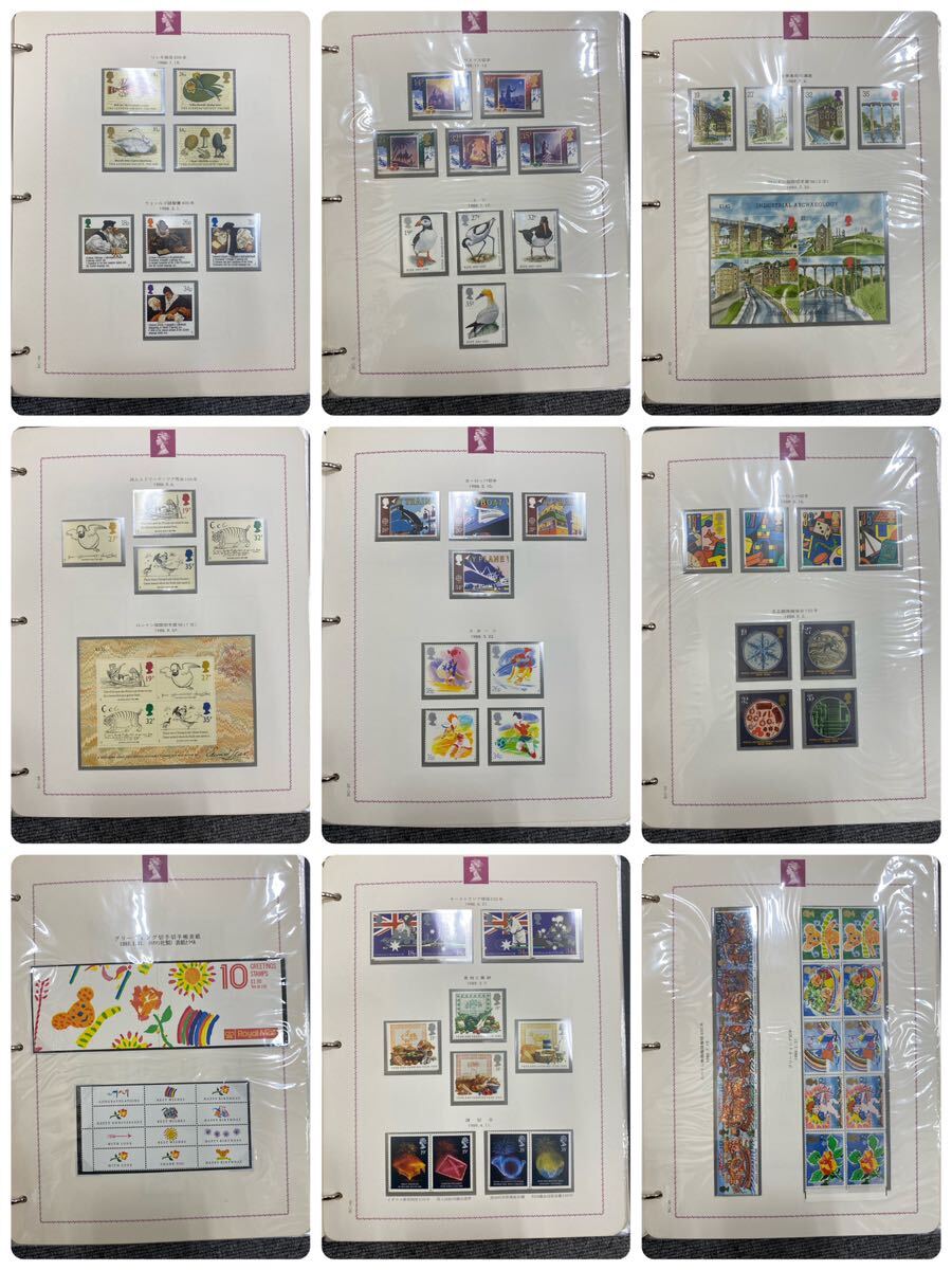VOSTOK BRITISH STAMP ALBUM ボストーク イギリス記念切手アルバム