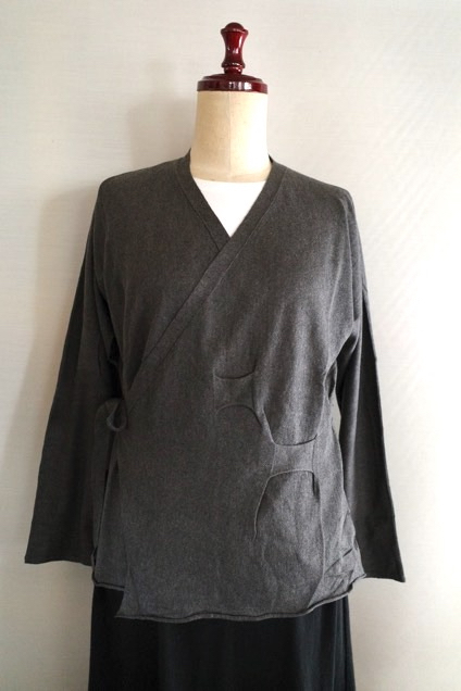 ヨーガンレールのネイチャー柄シルクカーディガン JURGEN LEHL ヨーガンレール シルク100% カシュクール ニット