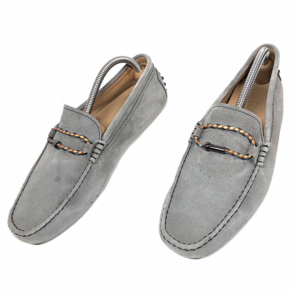 トッズ】本物 TOD'S 靴 25cm ロゴ金具 ローファー スリッポン