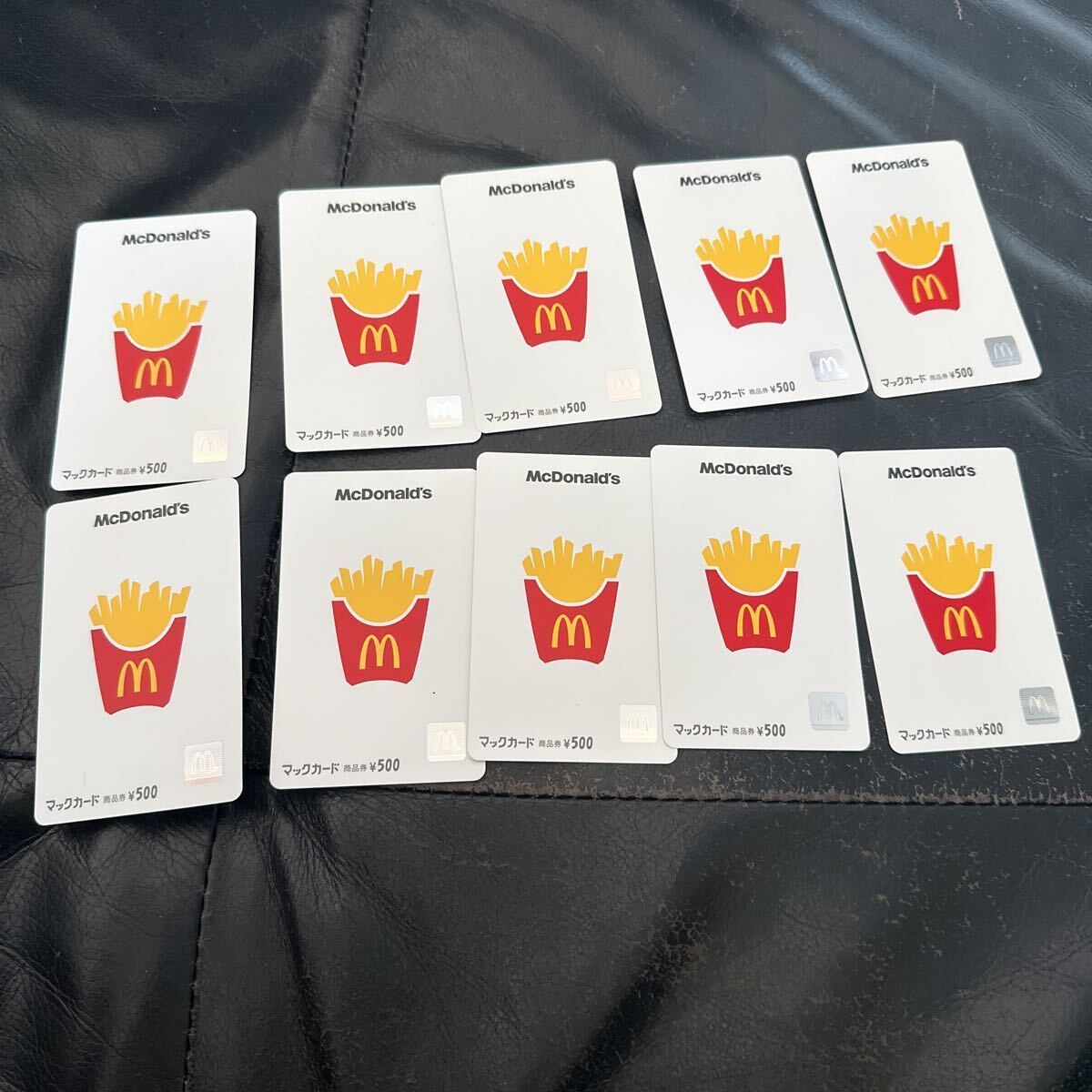 マクドナルド マックカード 新品 500円×10枚 送料無料_1