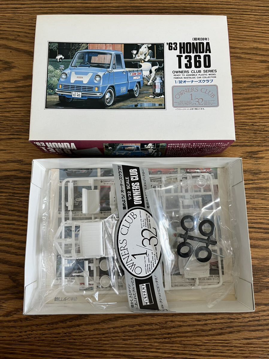 未組立】'63ホンダ HONDA T360 1/32 オーナーズクラブNo.22プラモデル