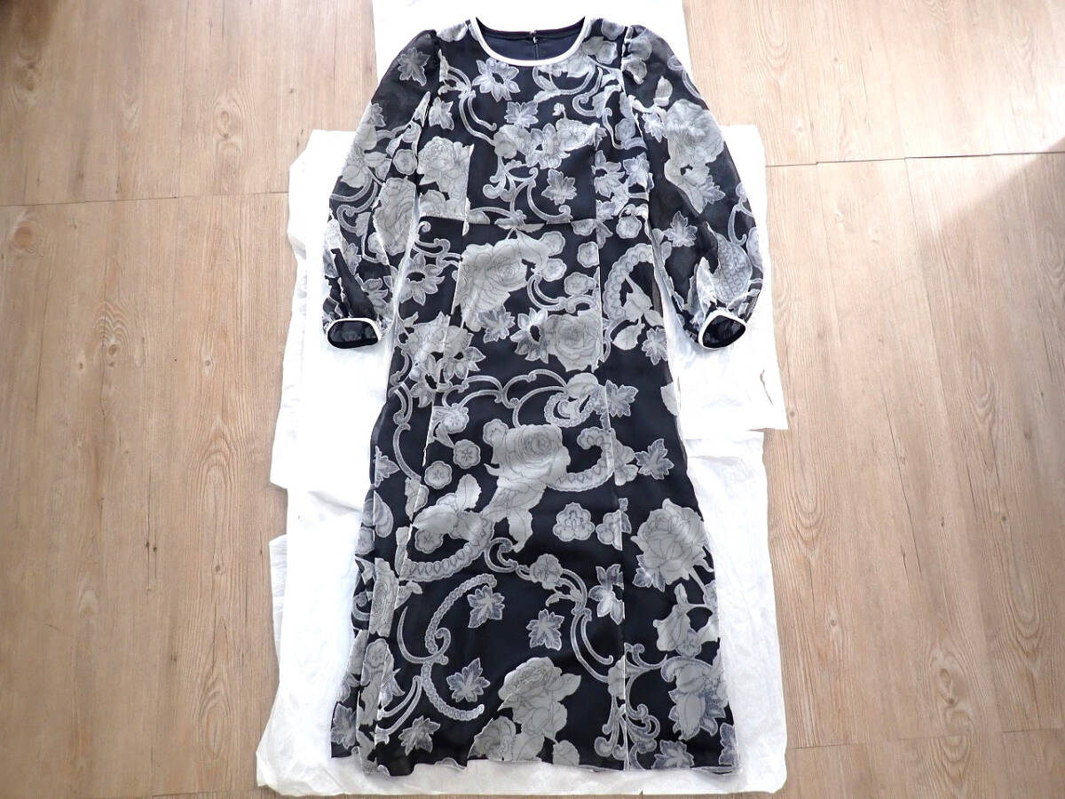 新品 ワンピース LEONARD 0320801H レオナール サイズ40 11号 M～L