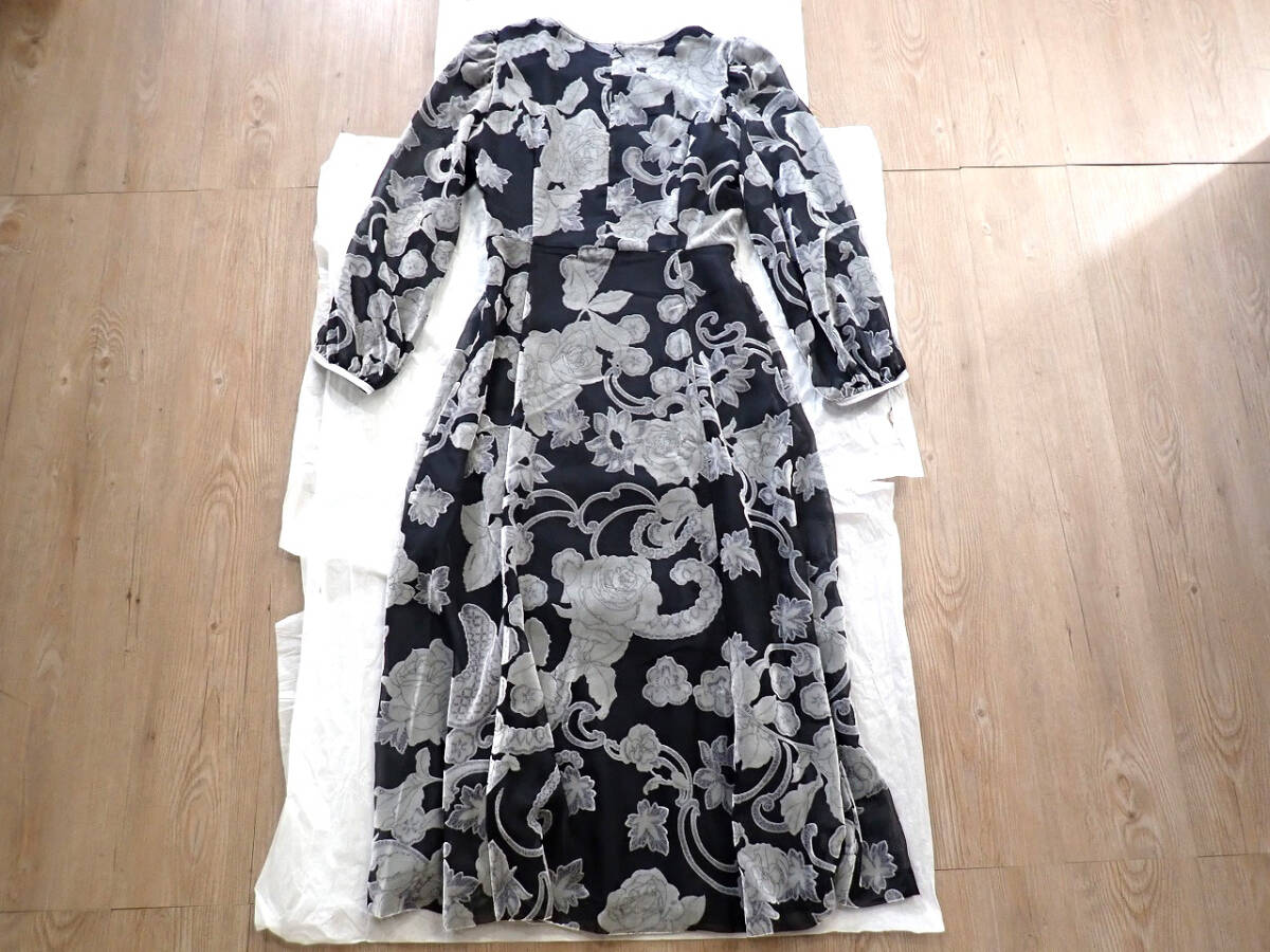 新品 ワンピース LEONARD 0320801H レオナール サイズ40 11号 M～L