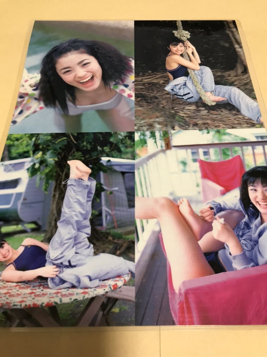 ☆厚手ラミネート加工 150μ 切り抜き☆上戸彩 6ページ 15歳 A4変