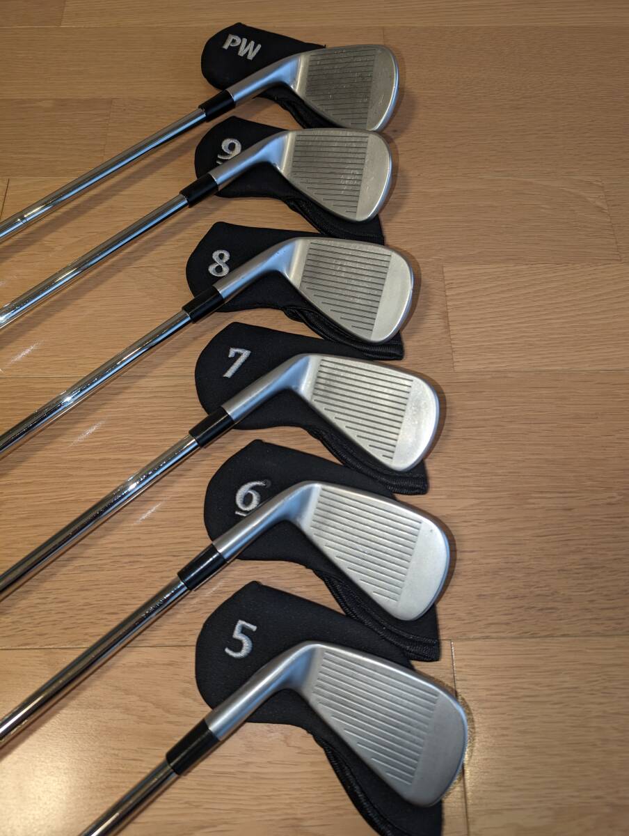 ◆1円スタート◆テーラーメイド P790(2021) アイアン 5I～PW(6本セット) モーダス105 Sフレックス ヘッドカバー付き◆TaylorMade◆_2