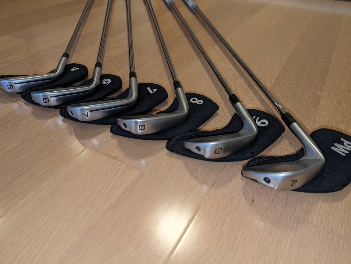 ◆1円スタート◆テーラーメイド P790(2021) アイアン 5I～PW(6本セット) モーダス105 Sフレックス ヘッドカバー付き◆TaylorMade◆_3