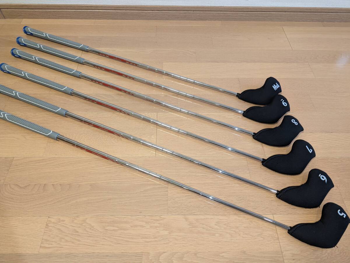◆1円スタート◆テーラーメイド P790(2021) アイアン 5I～PW(6本セット) モーダス105 Sフレックス ヘッドカバー付き◆TaylorMade◆_6