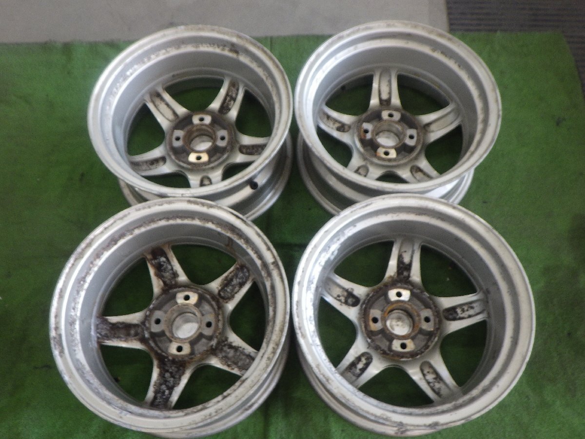 LORBER ロルベア☆15インチ アルミホイール☆7jj +28？☆4穴 PCD100 