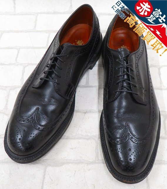 Alden 9753 ロングウイングチップシューズ カーフ オールデン