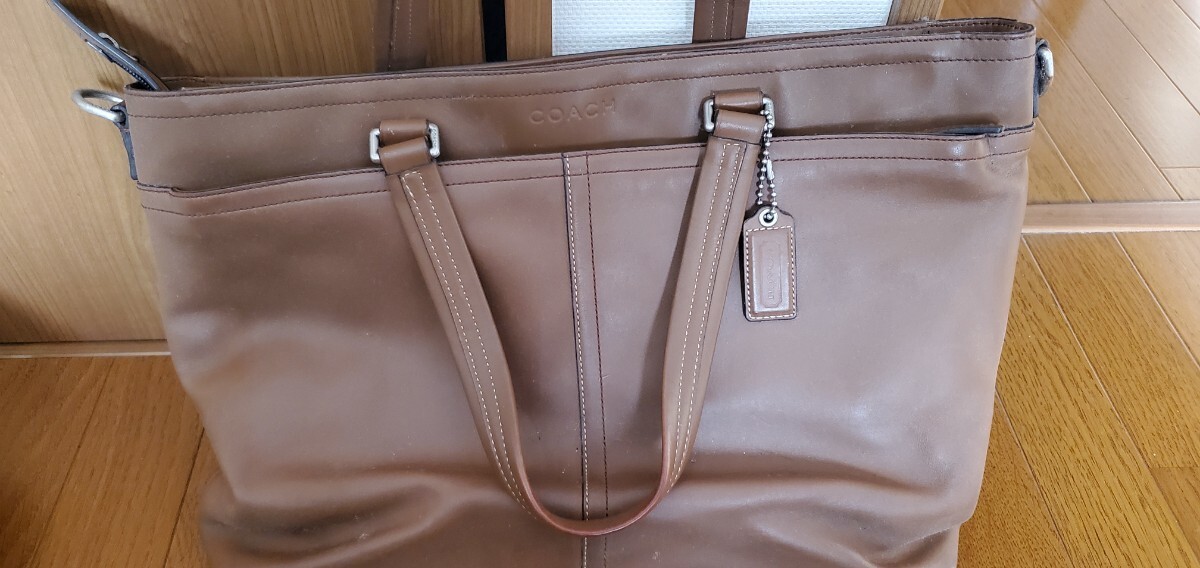 COACH ビジネス2WAY トートバッグ 革 肩(トートバッグ)｜売買された 