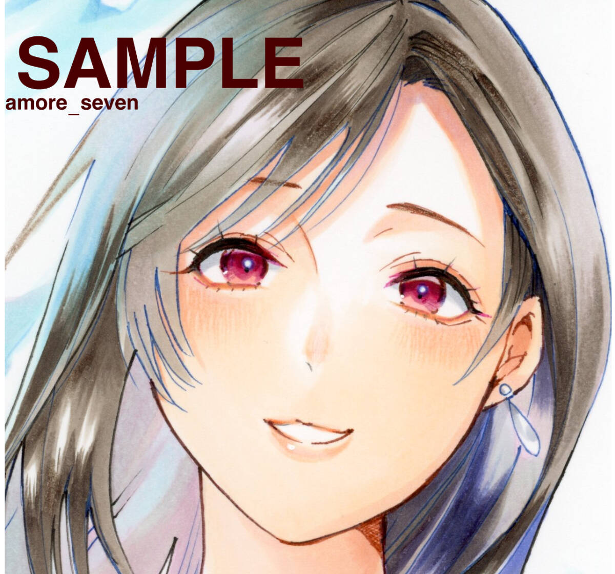 手描きイラスト○ティファ・ロックハート○FFⅦ○A4 同人 _1