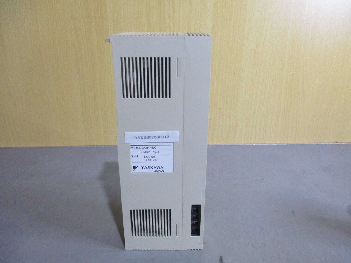 中古YASKAWA JRMSP-PS21 JRMSPPS21 MEMOCON-SC POWER SUPPLY(BAKR60706B012)