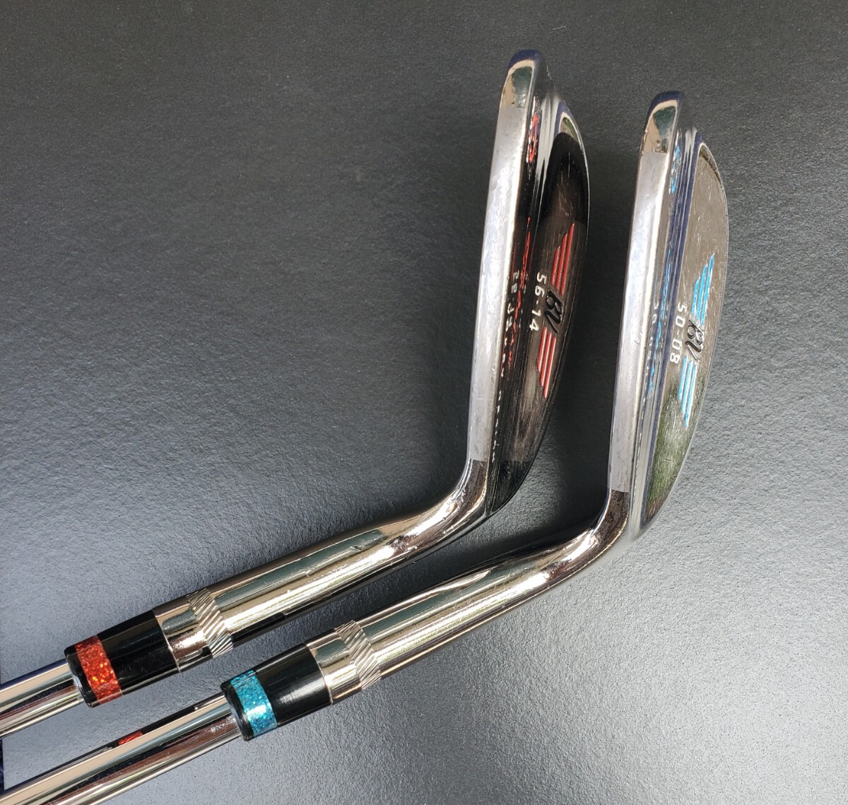 【超レア美品】ボーケイ SM4 50.56 クロムメッキ ツアーイシュー バックフェイス シャフトコーティング済み 自宅保管_6