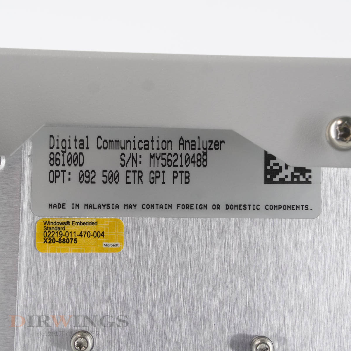 DW 8日保証 DCA-X 86100D infiniium Keysight Wide-Bandwidth Oscilloscope ...