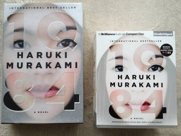 □村上春樹「1Q84」洋書単行本＋朗読CDセット(村上春樹)｜売買され