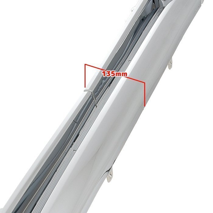 日野 17 プロフィア フロント バンパー メッキ リップ スポイラー 3分割 ロータイプ 新品 新型プロフィア H29.5～_6