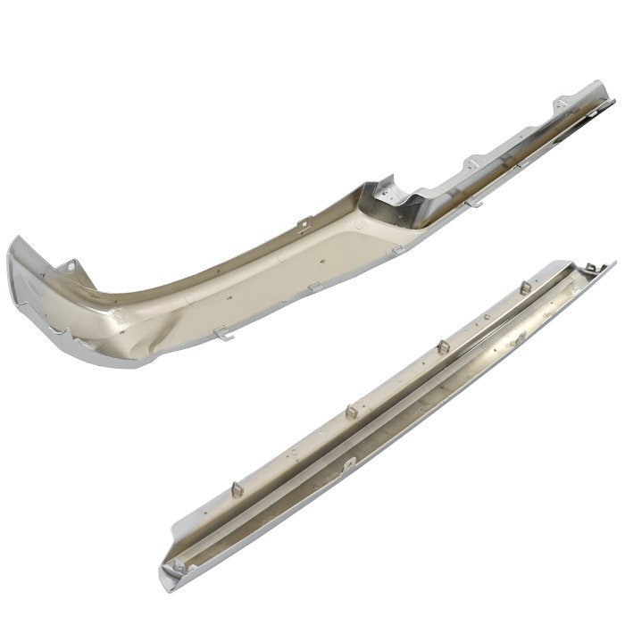 日野 17 プロフィア フロント バンパー メッキ リップ スポイラー 3分割 ロータイプ 新品 新型プロフィア H29.5～_7