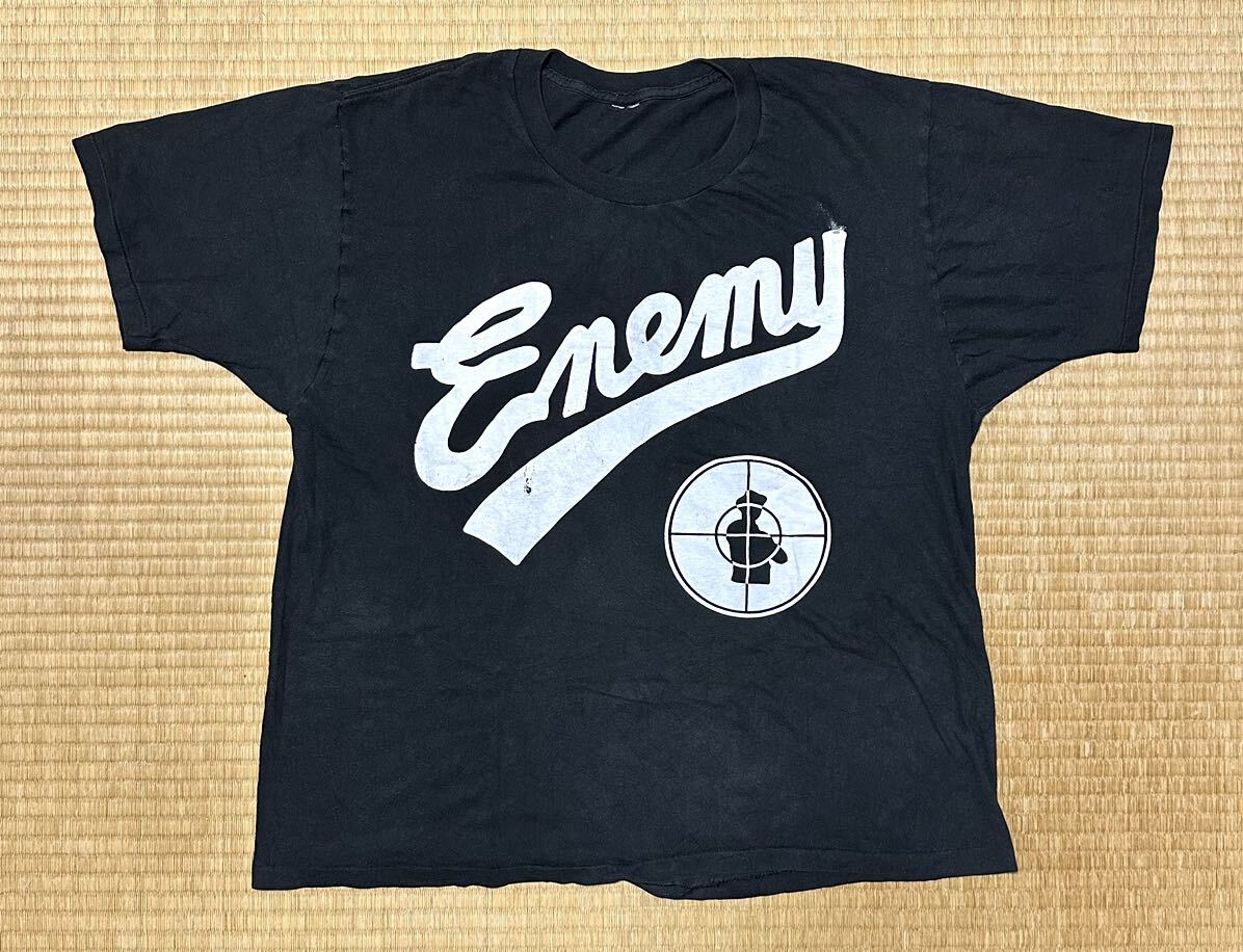 1990s Public Enemy Winterland ヒップホップ ヴィンテージ Tシャツ