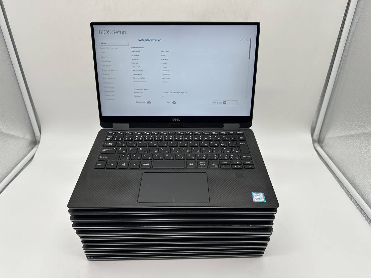 ジャンク ／10台セット／Dell デル XPS 13 9365 2in1 P71G／ Intel