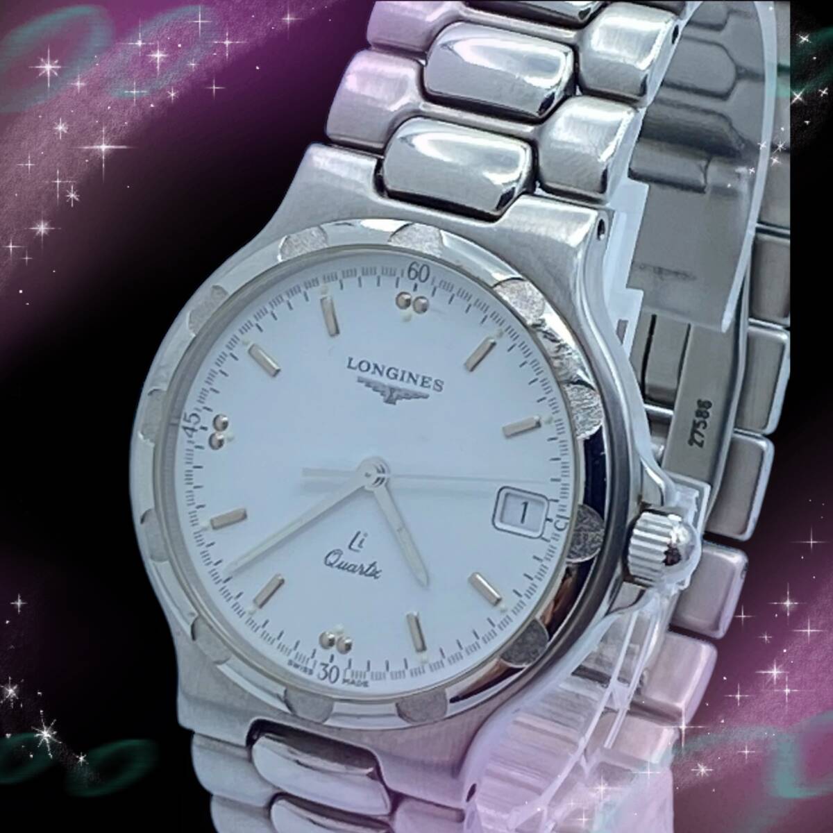稼働品》 ロンジン LONGINES コンクエスト Conquest メンズ腕時計 防水