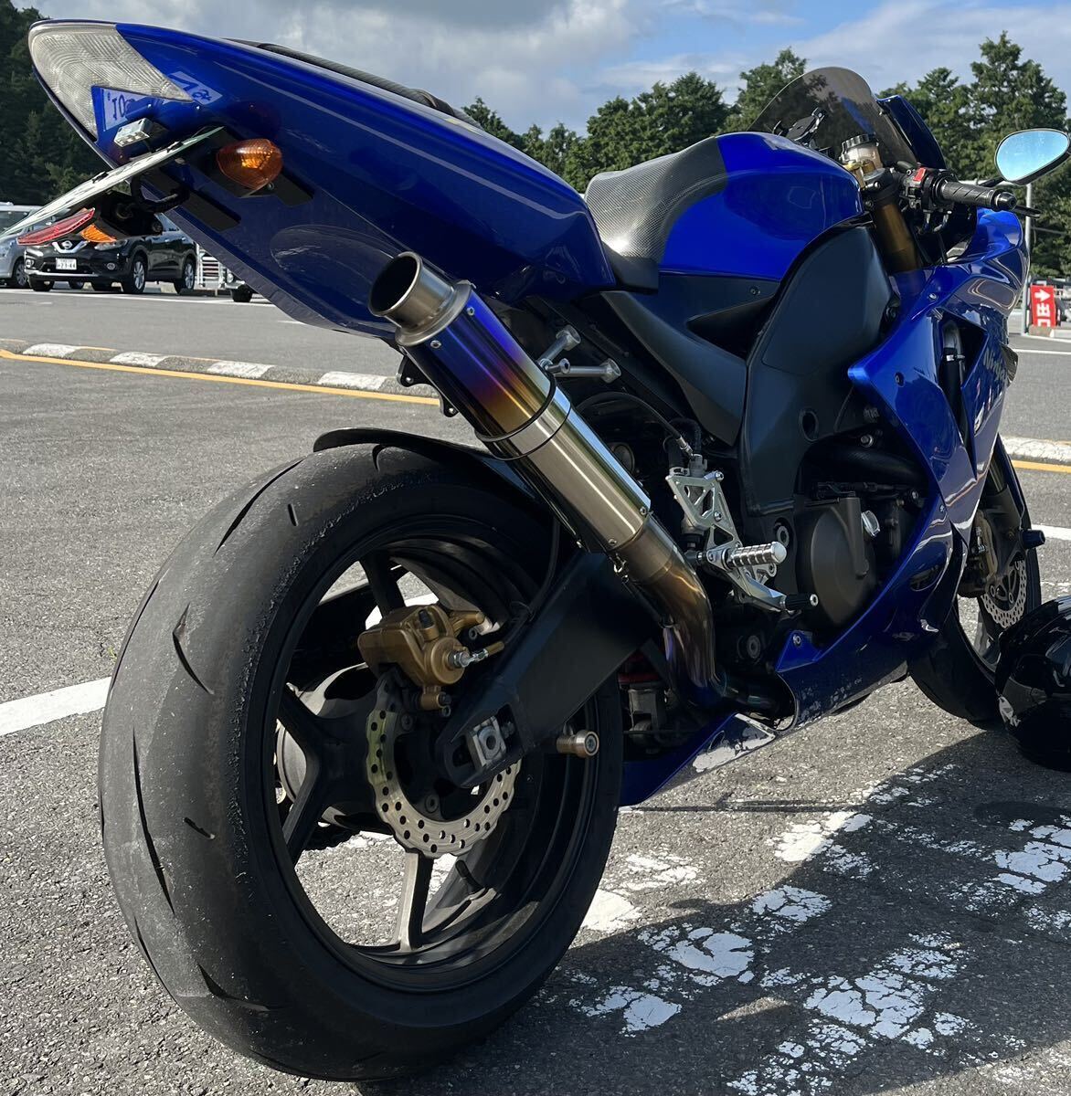 【買うなら今！！】zx-10r 04-05年用チタンフルエキマフラー_6