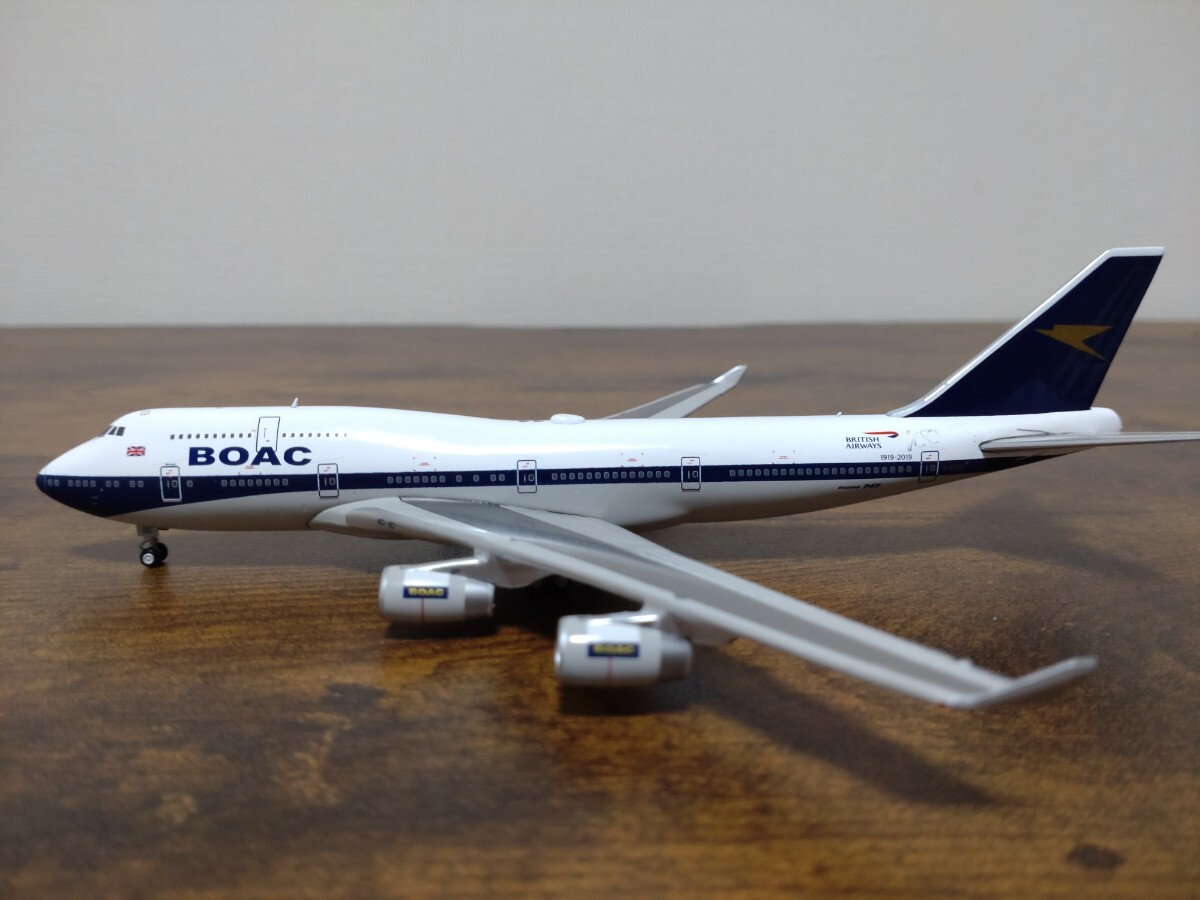 Gemini Jets 1/400 747-400 ブリティッシュエアウェイ BOAC塗装 【公式