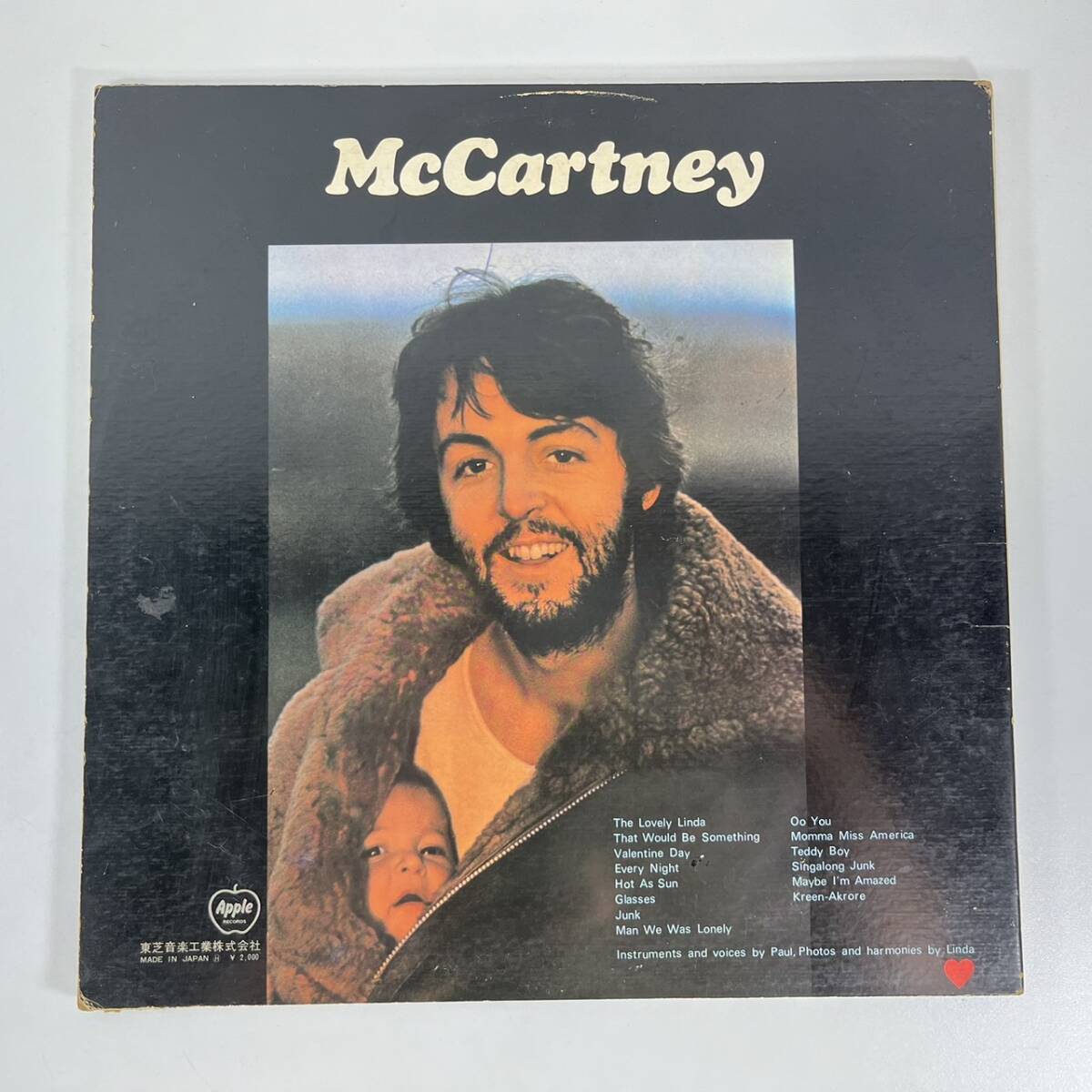 赤盤】Apple 東芝音工 Paul McCartney ポール マッカートニー