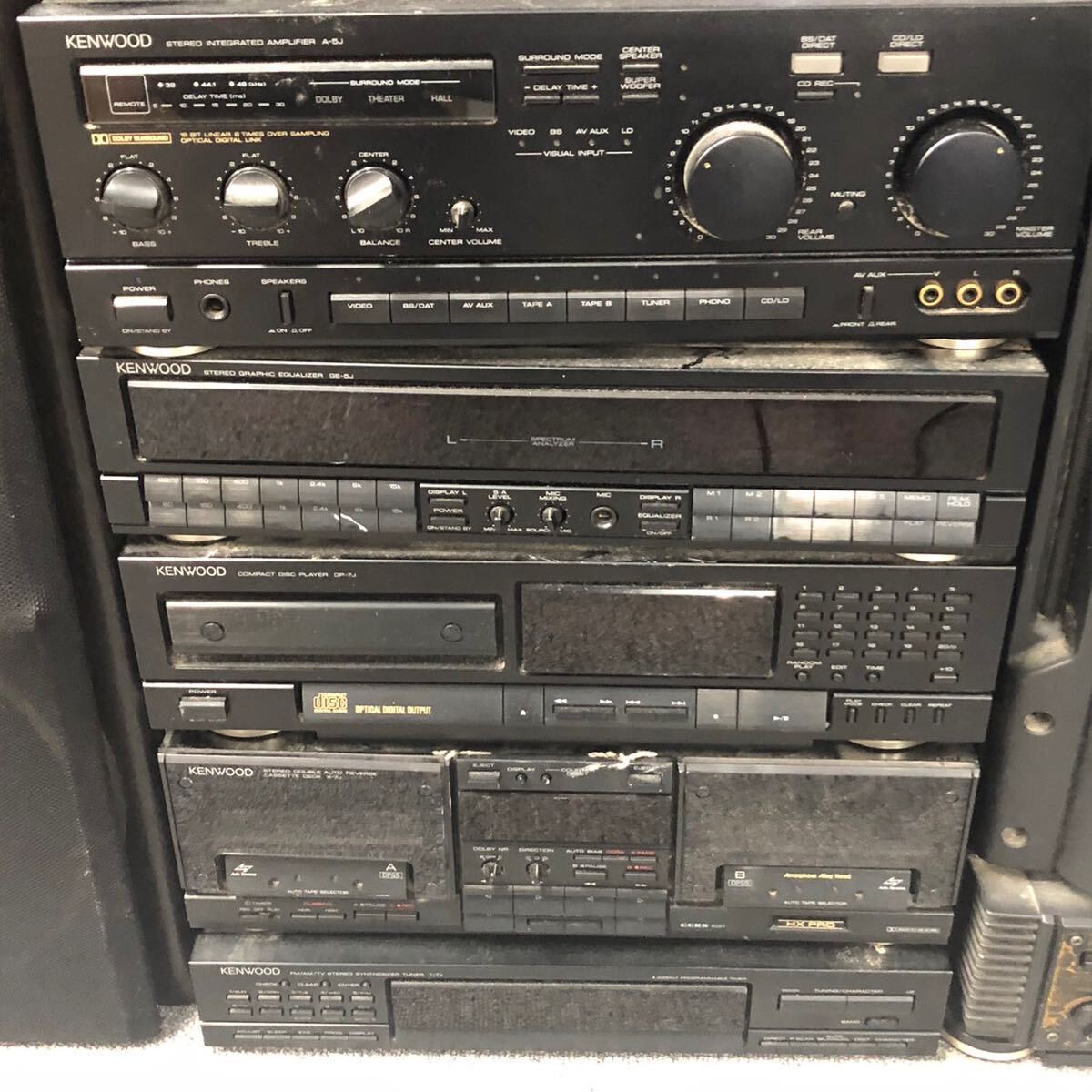 展示品☆KENWOOD☆ケンウッド☆システムコンポ☆P-5J☆T-7J☆X-7J☆DP