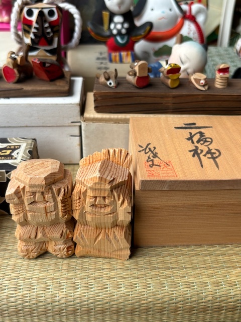 郷土玩具 民芸品 民藝品 伝統工芸 まとめて 検 一刀彫熊独楽こけし古 