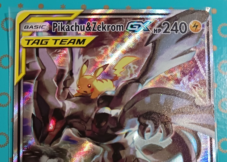 ポケカ 英語版 正規品 ピカチュウ&ゼクロムGX SR ポケモンカード 海外
