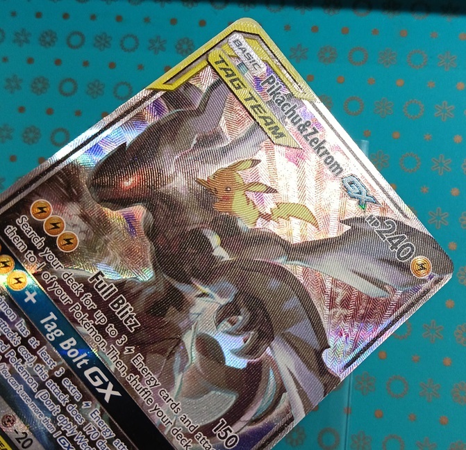 ポケカ 英語版 正規品 ピカチュウ&ゼクロムGX SR ポケモンカード 海外