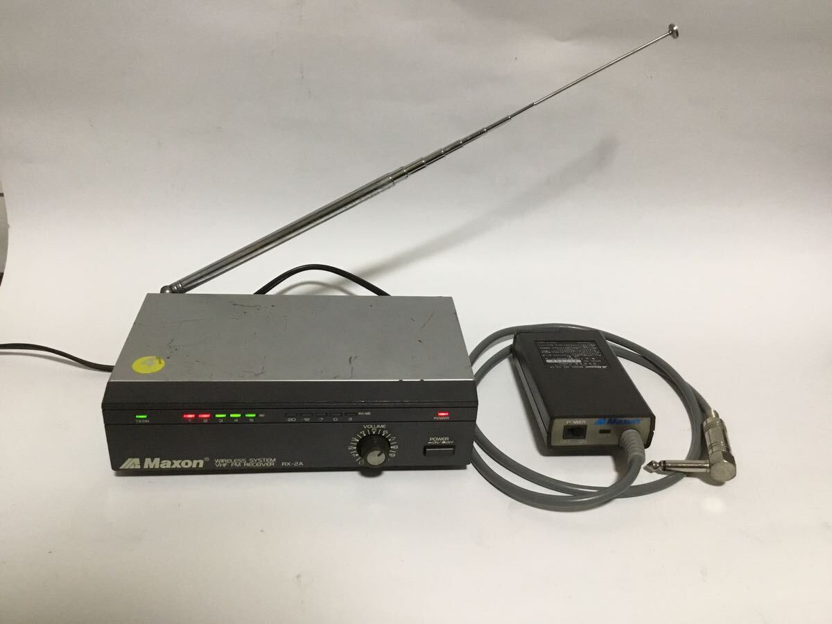 Maxonワイヤレスシステム TX-2A RX-2A_1