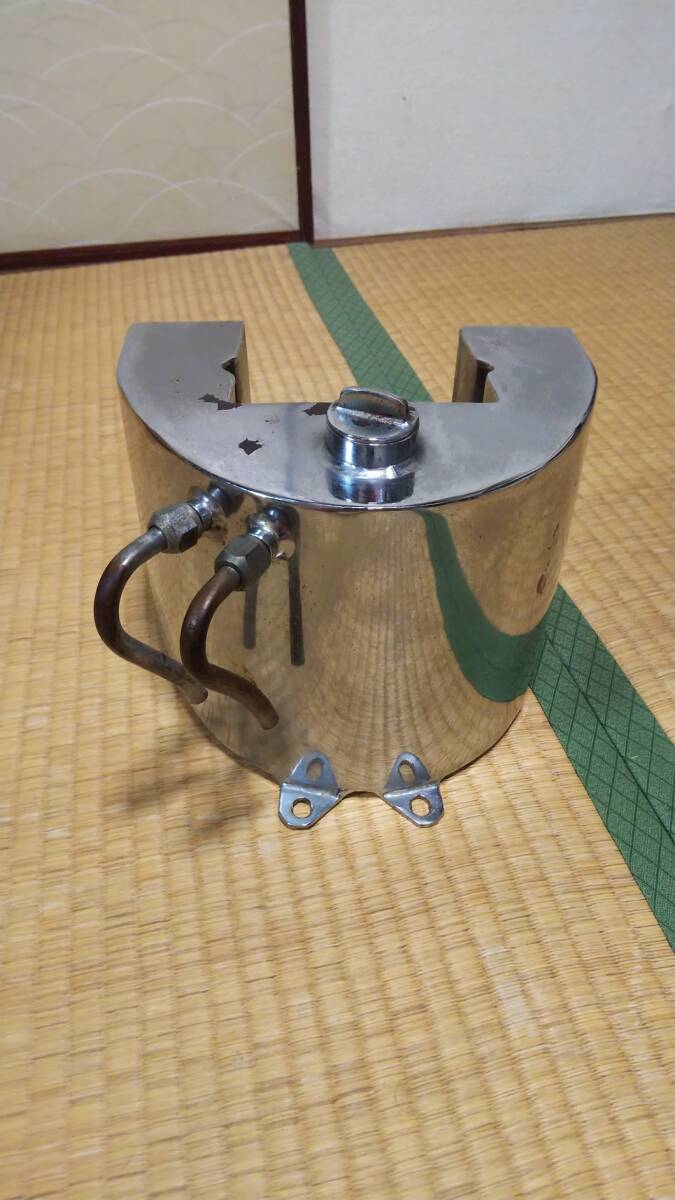 ハーレー　オイルタンク　ホースシュータンク　チョッパー　　ヴィンテージ　当時物　_1