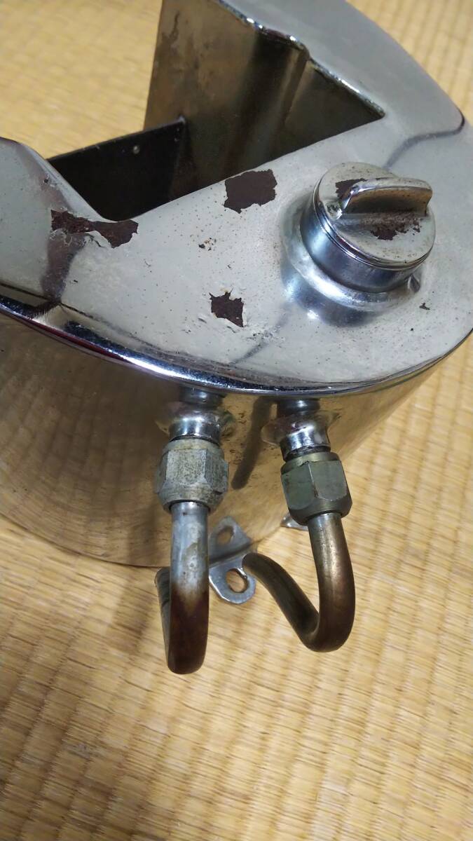 ハーレー　オイルタンク　ホースシュータンク　チョッパー　　ヴィンテージ　当時物　_8