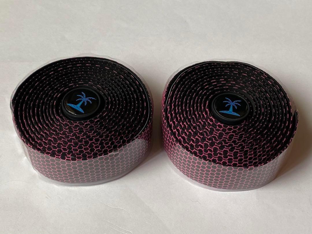 ピンク 厚さ2mm 幅3cm 長さ215cm バーテープ ロードバイク 2個セット_7