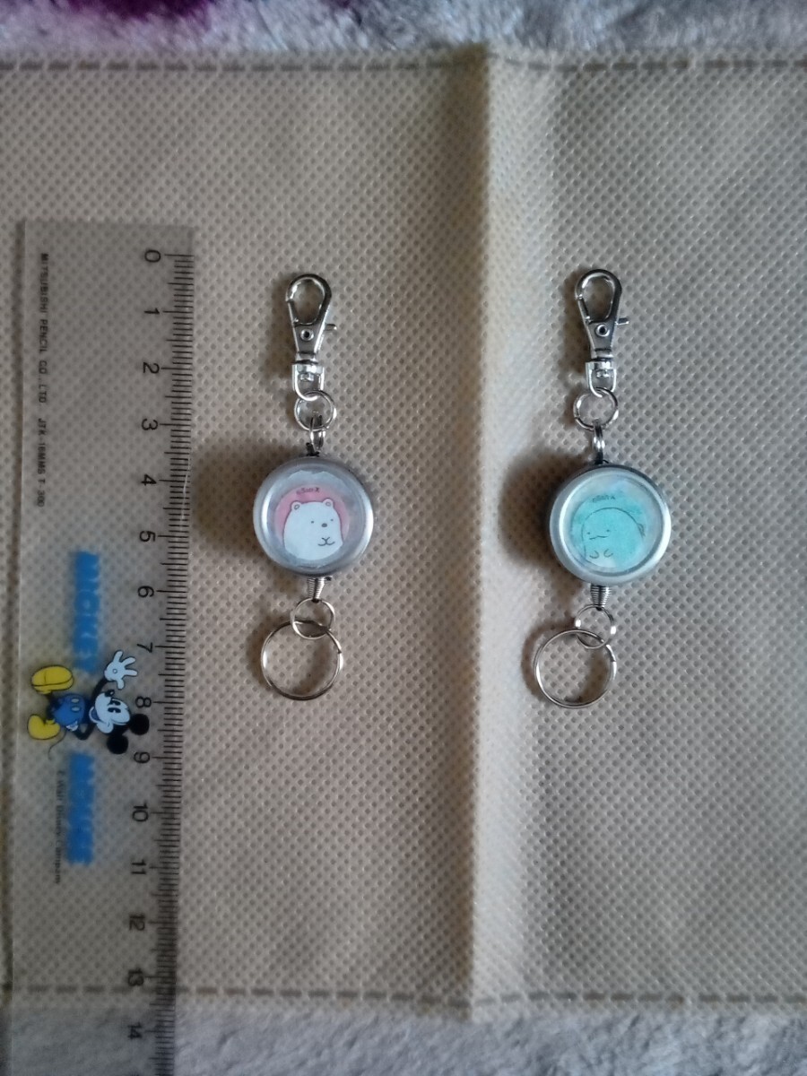 ハンドメイドリールキーホルダー　２個セット_1