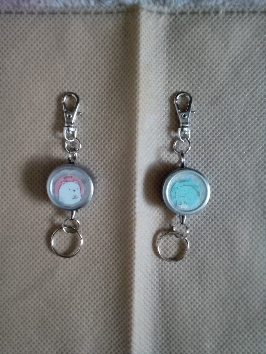 ハンドメイドリールキーホルダー　２個セット_2