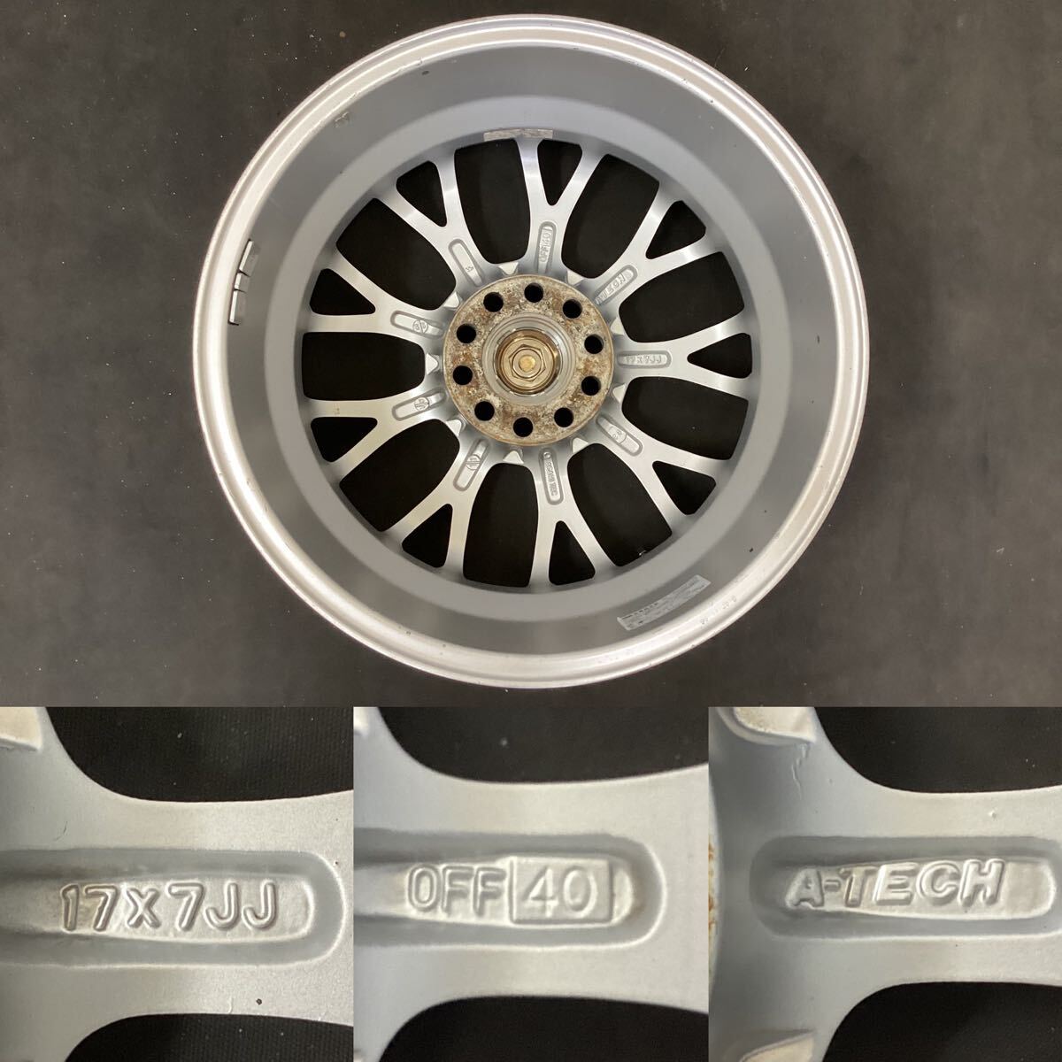 ■A-TECH SCHNEIDER ITC-Ⅱ シュナイダー[17インチ 7J 5穴 PCD114.3 +40] ホイール4本セット■ SCHNEIDER シュナイダー A-TECH アルミホイール 17×7ｊ 5H