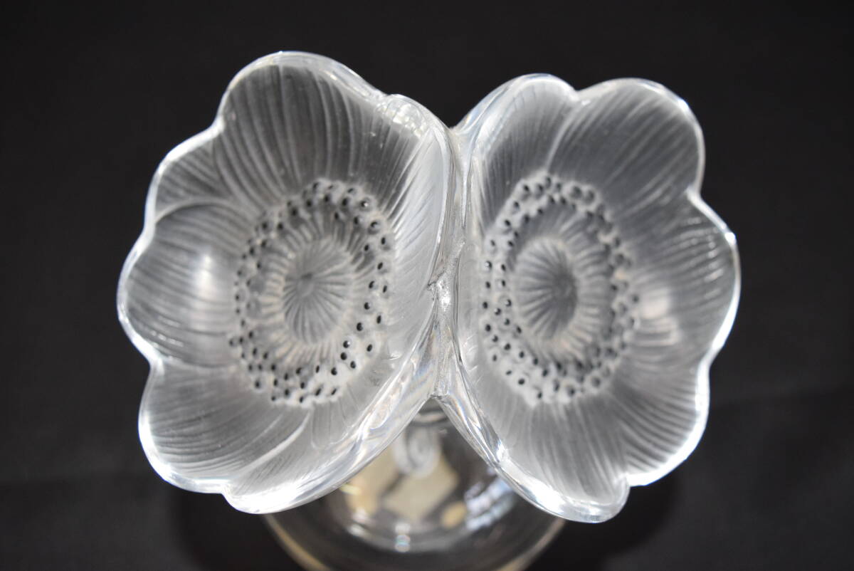 M LALIQUE ラリック VASE DEUX ANEMONES アネモネ 香水瓶 フレグランス