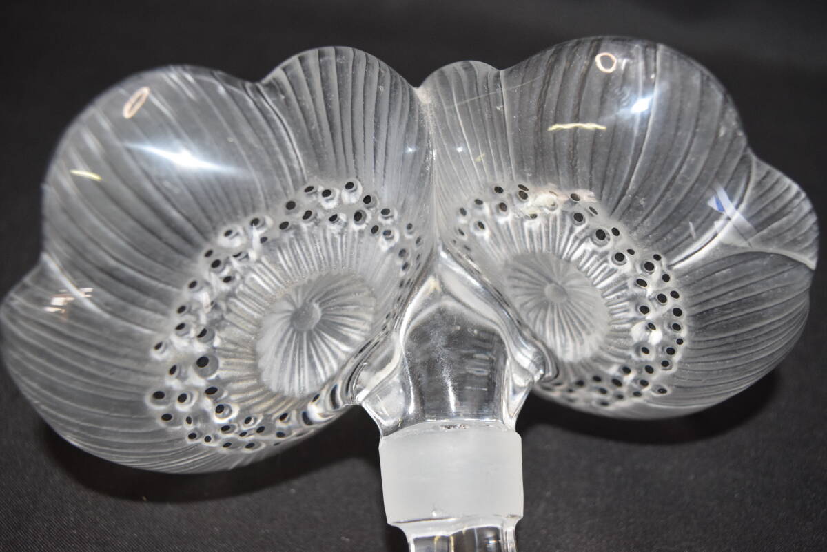 M LALIQUE ラリック VASE DEUX ANEMONES アネモネ 香水瓶 フレグランス