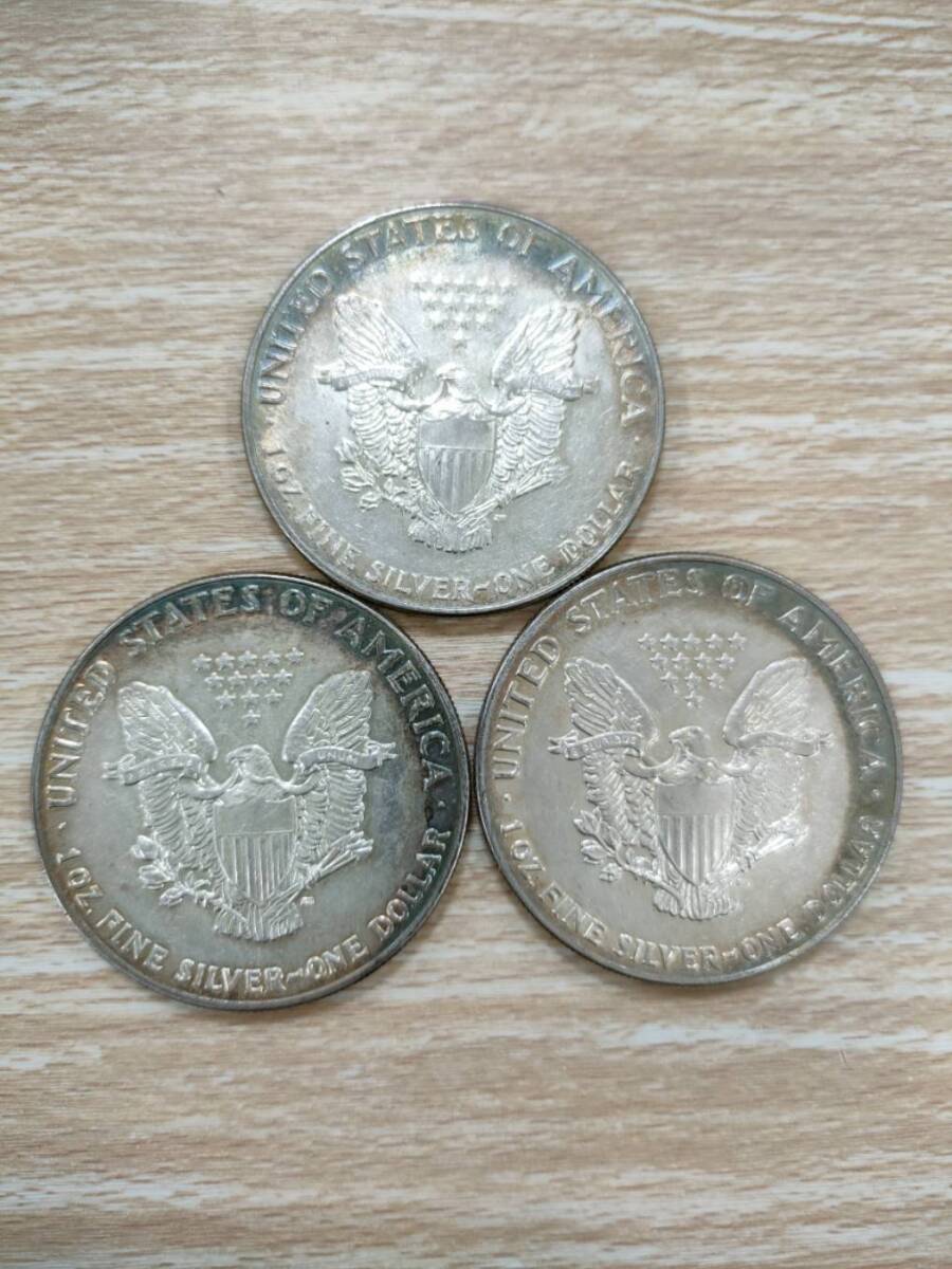 イーグル銀貨 1ドル銀貨 1oz 純銀 ウォーキングリバティ コイン・硬貨