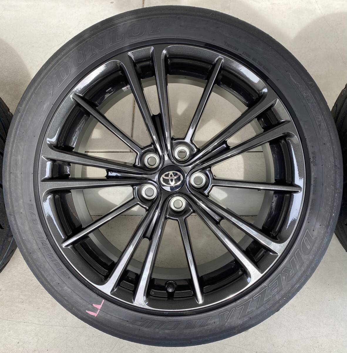 215/45R17 ダンロップ Z3 ZⅢ CUP トヨタ 86 純正ホイール(ラジアル