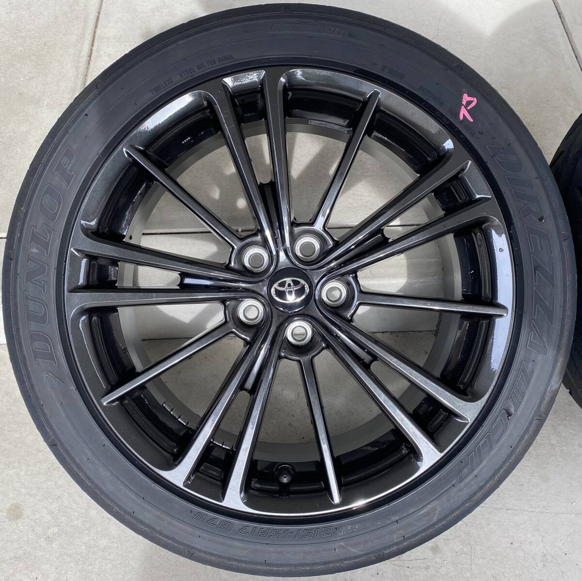 215/45R17 ダンロップ Z3 ZⅢ CUP トヨタ 86 純正ホイール(ラジアル