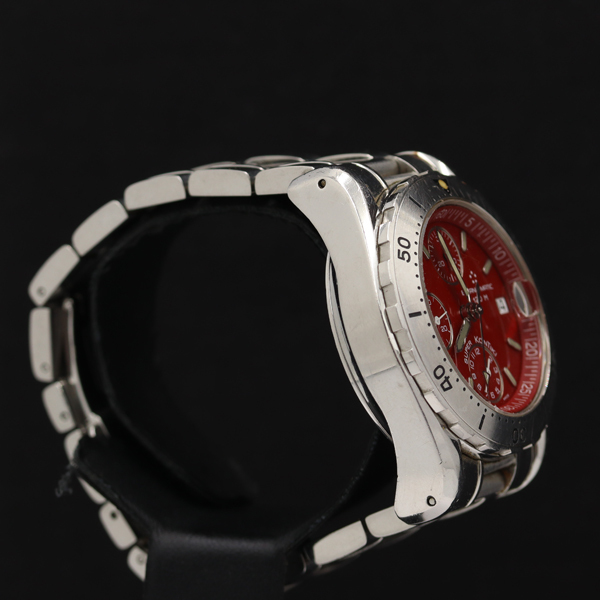 1円 エテルナ スーパーコンチキ AT/自動巻 ボルドー文字盤 クロノグラフ メンズ腕時計 KMR 0068200 10BJT_2